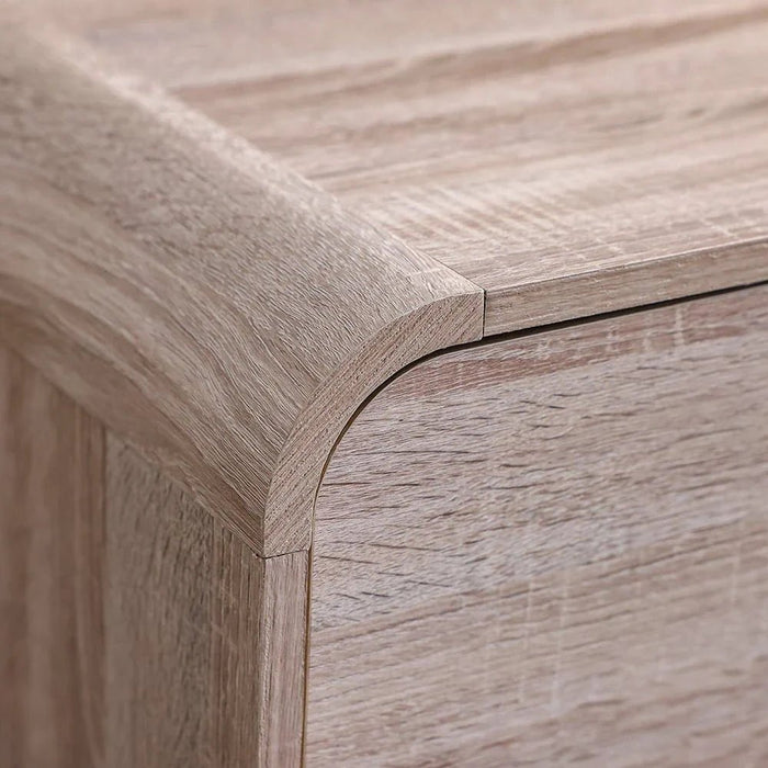 Monro 2-Drawer Nightstand - Natural Oak - With 2-Year Warranty