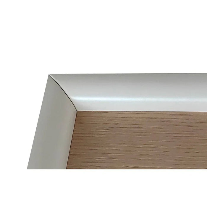 V2 BritaÊ 6 Drawer Dresser Mirror with Storage-Beige/White Oak