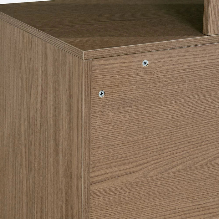 Allison 6-Drawer Master Dresser with Mirror and Stool - Natural Oak - With 2-Year Warranty