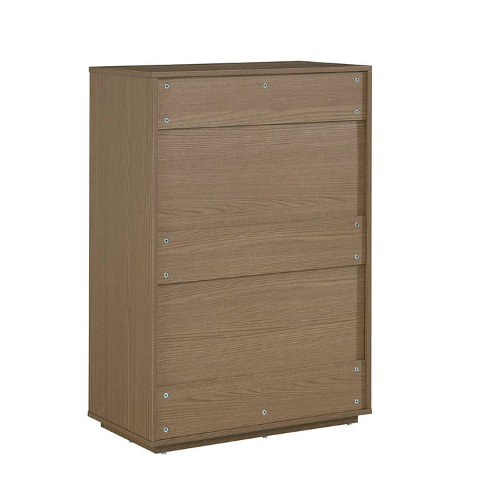 Allison Chest of 5 Drawers - Natural Oak - With 2-Year Warranty
