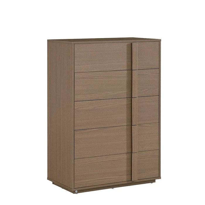Allison Chest of 5 Drawers - Natural Oak - With 2-Year Warranty
