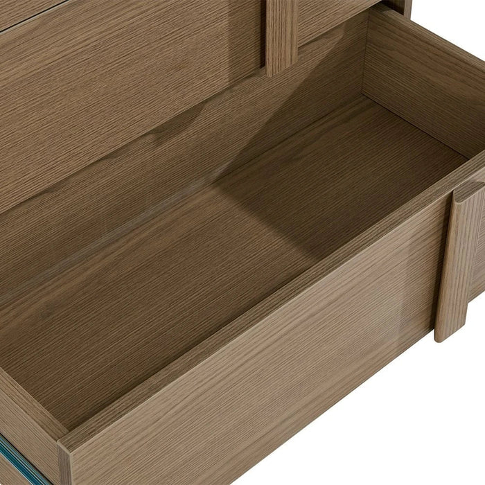 Allison Chest of 5 Drawers - Natural Oak - With 2-Year Warranty