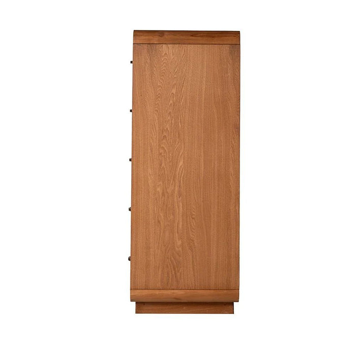 Nordomi Chest of 5 Drawers - Beige/Natural - With 2-Year Warranty