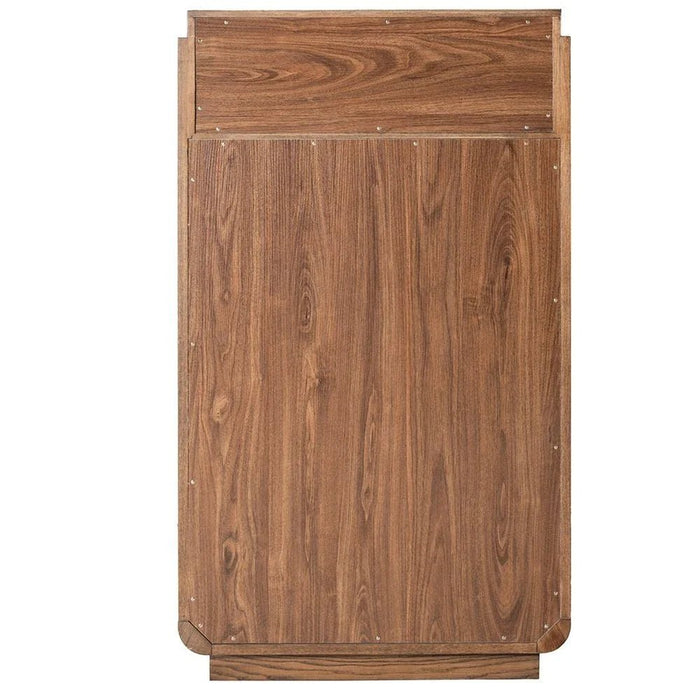 Oboro Chest of 5 Drawers - Walnut/Beige - With 2-Year Warranty