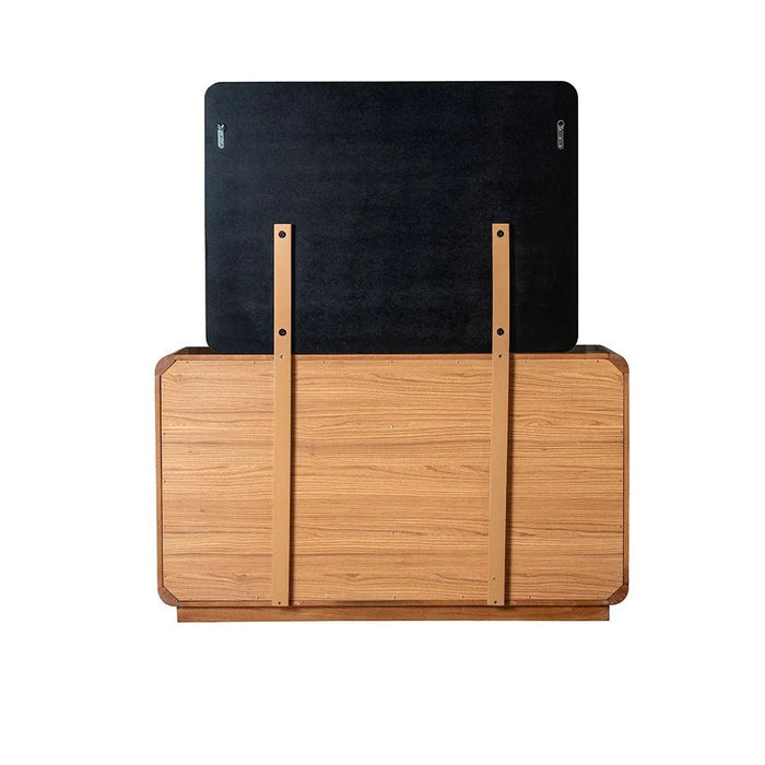 Nordomi 6-Drawer Dresser with Mirror with Stool - Beige/Natural - With 2-Year Warranty