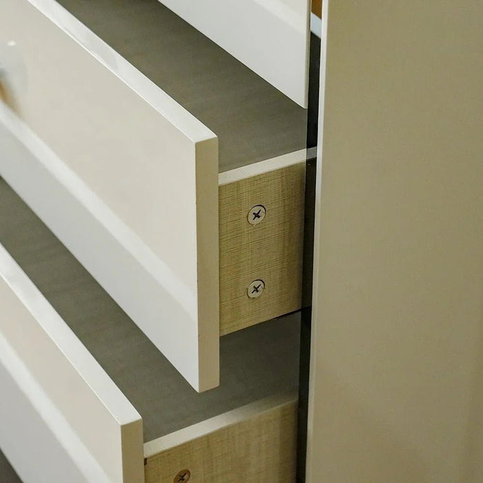 Fijiri Chest of 5 Drawers - Grey - With 2-Year Warranty