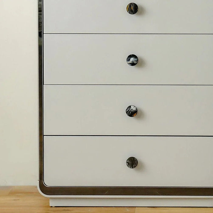 Fijiri Chest of 5 Drawers - Grey - With 2-Year Warranty