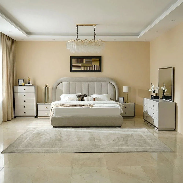 Fijiri Chest of 5 Drawers - Grey - With 2-Year Warranty