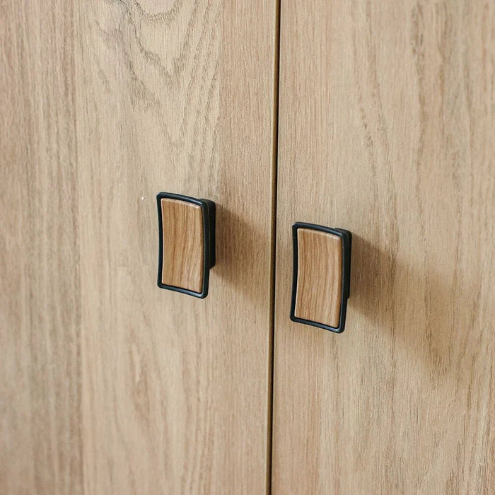 Bella 3-Door Wardrobe - Pink & Oak - With 2-Year Warranty
