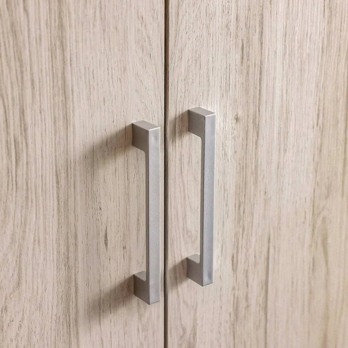 Calino 2 Door Wardrobe-Sonoma Oak & Light Oak