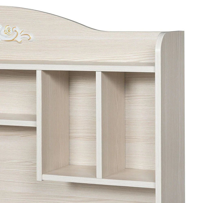 Ariana Study Desk With Hutch-Light Oak