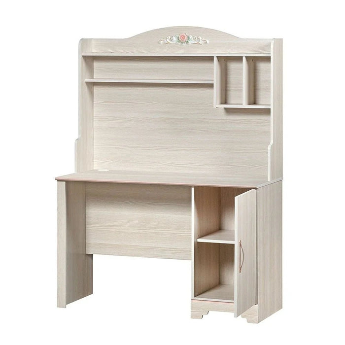 Ariana Study Desk With Hutch-Light Oak