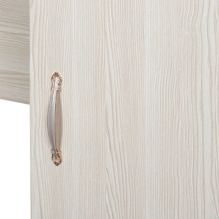 Ariana Study Desk With Hutch-Light Oak