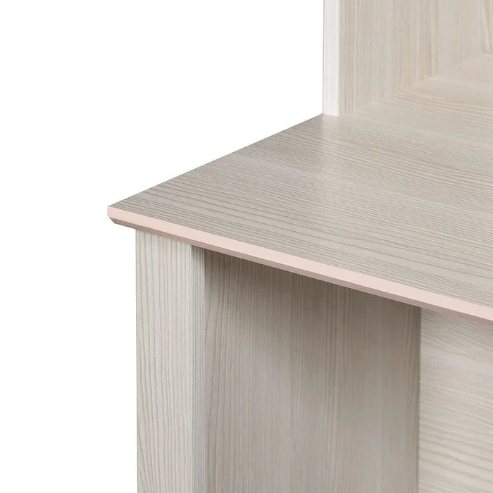 Ariana Study Desk With Hutch-Light Oak
