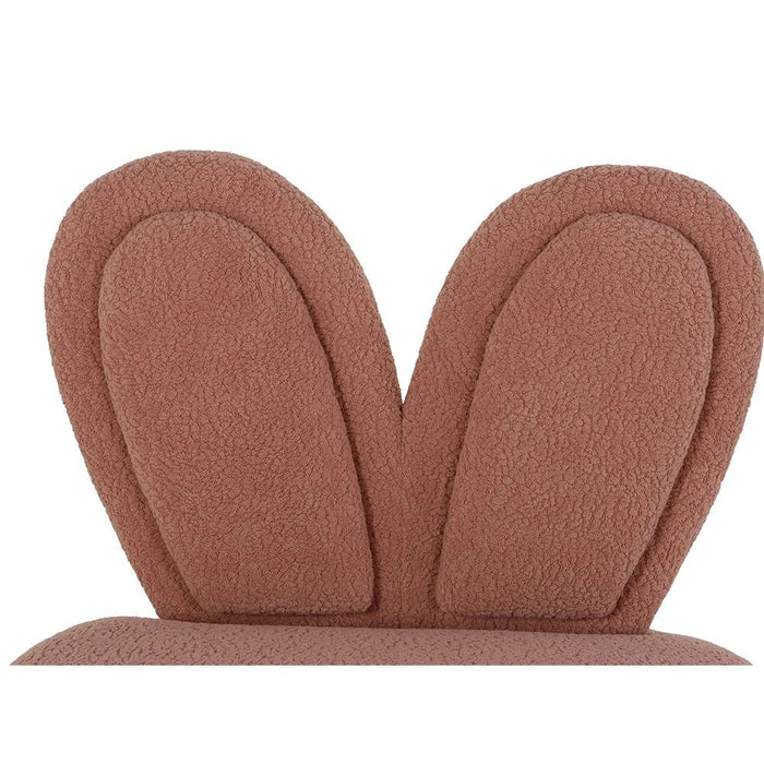Bunny Macaron Chair-Pink & White