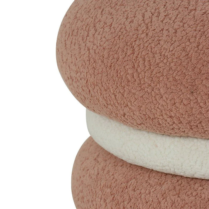Bunny Macaron Chair-Pink & White