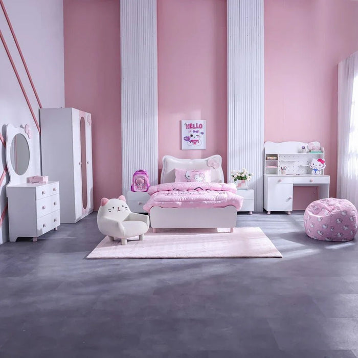 Kitty KidsÕ Chair - White/Pink - With 2-Year Warranty