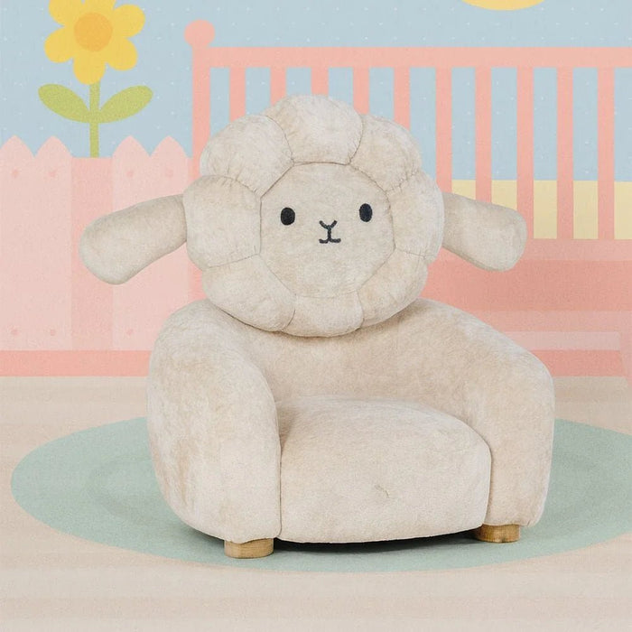 Little Lamb Kids Chair - Cream - With 2-Year Warranty