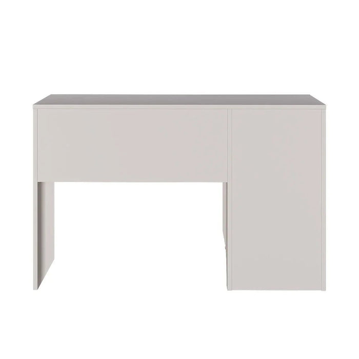 Caramel 2-Drawer 1-Door Study Desk and Hutch with USB - White/Brown - With 5-Year Warranty