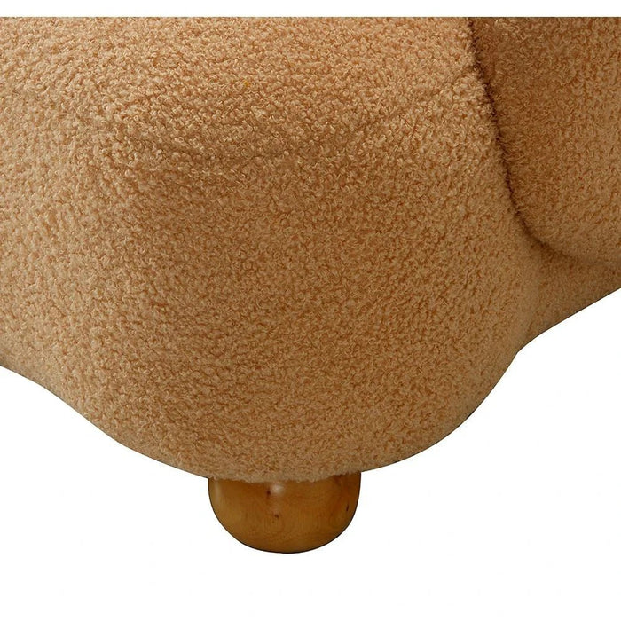 Floppy Ears Kids Chair-Light Beige+White