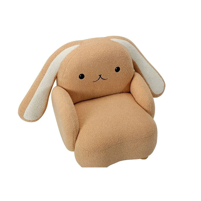 Floppy Ears Kids Chair-Light Beige+White