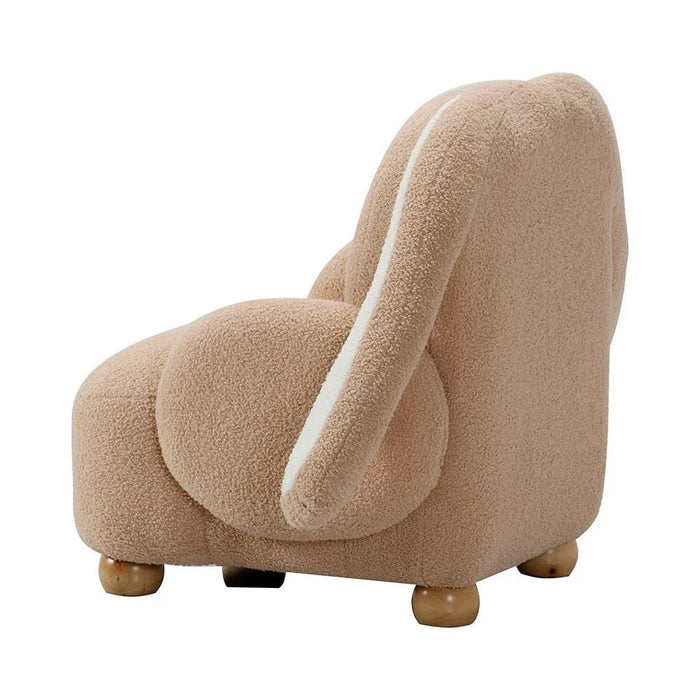 Floppy Ears Kids Chair-Light Beige+White