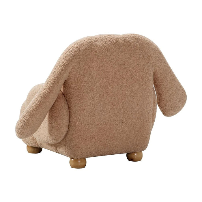 Floppy Ears Kids Chair-Light Beige+White