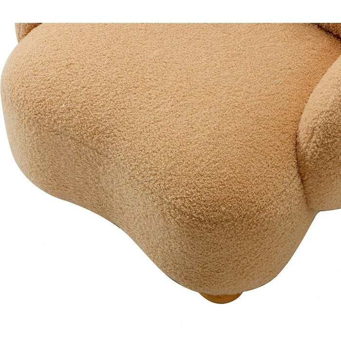 Floppy Ears Kids Chair-Light Beige+White
