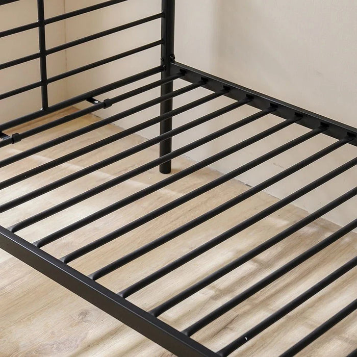 Bella 90x200 Metal Bunk Bed-Black