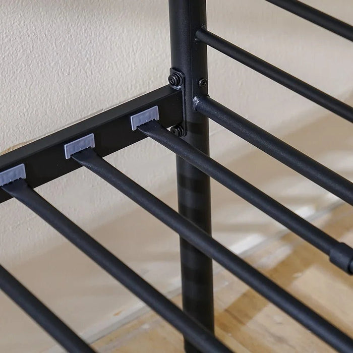 Bella 90x200 Metal Bunk Bed-Black