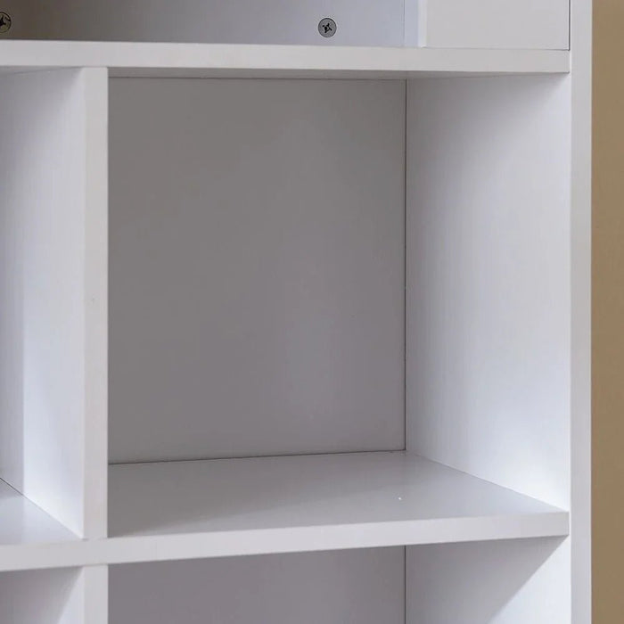 Stanley Bookcase - Sonoma Oak & White - With 2-Year Warranty