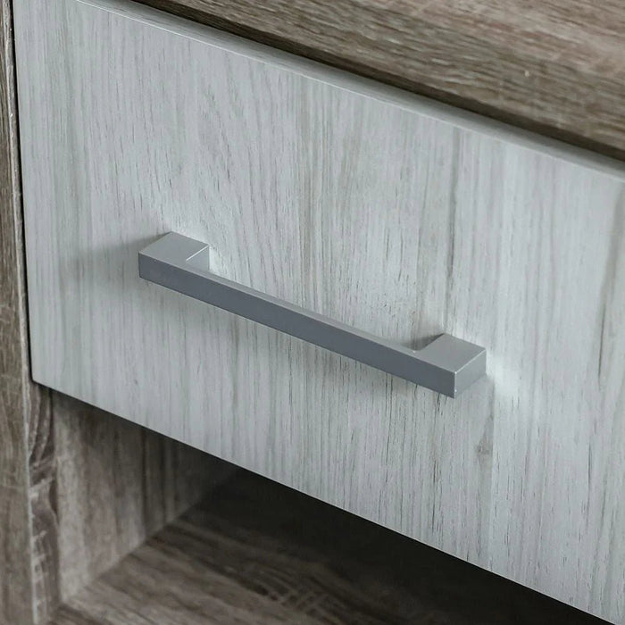 Calino 1Drawer Night Stand-Sonoma Oak & Light Oak