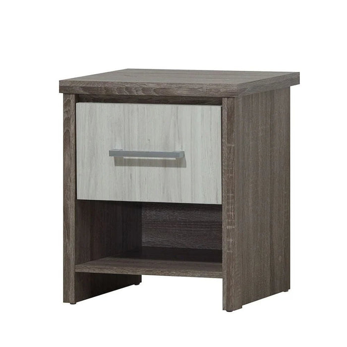 Calino 1Drawer Night Stand-Sonoma Oak & Light Oak