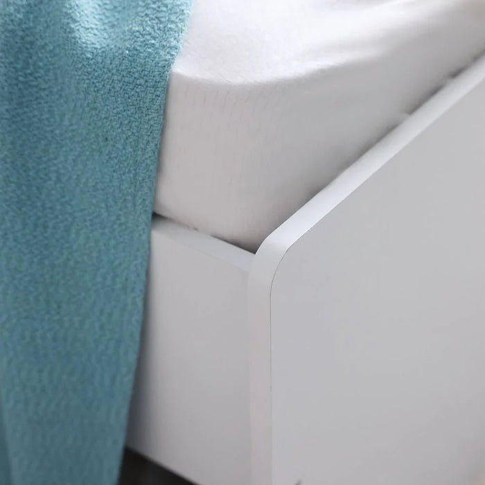 Murphy Sleep & Storage 90x200 Bed W/2Drawers Storage+2Door Ward+USB-White+Sonoma