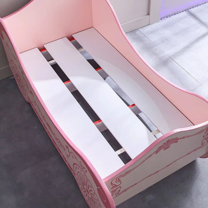 Ranger Carriage 70x130 Toddler Bed - Pink - With 2-Year Warranty