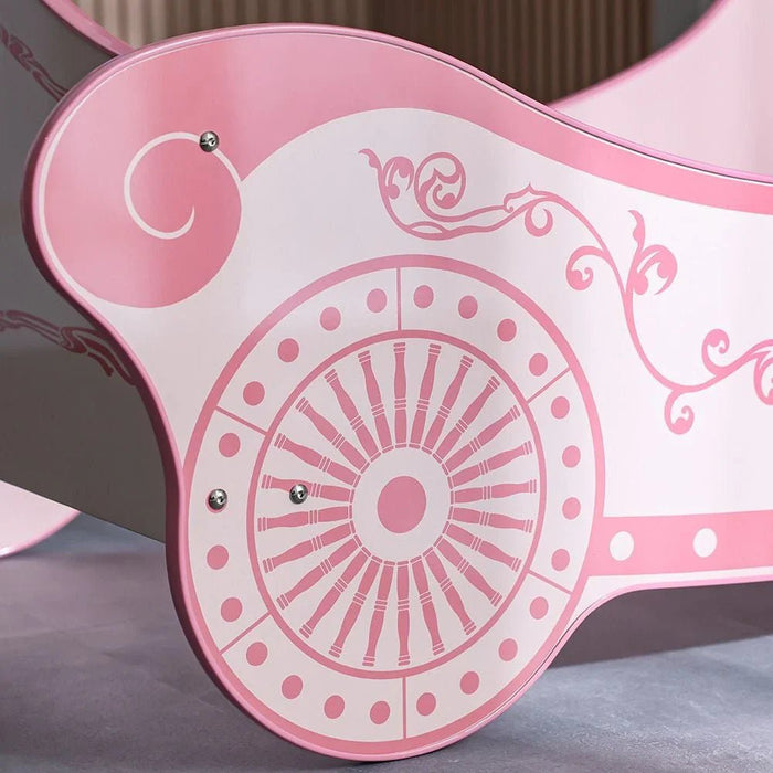 Ranger Carriage 70x130 Toddler Bed - Pink - With 2-Year Warranty