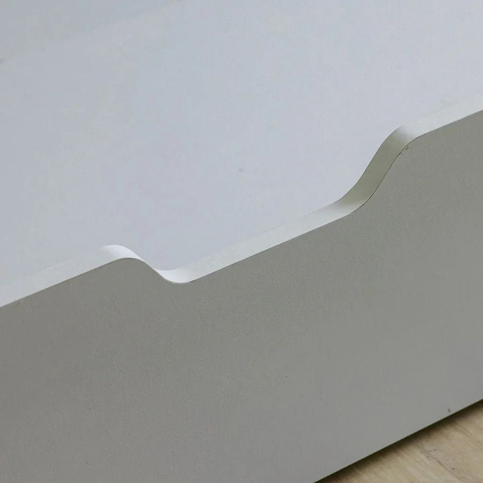 Gamerzone 90x190 Trundle Bed - White & Grey (Bed Sold Seperately) - With 2-Year Warranty