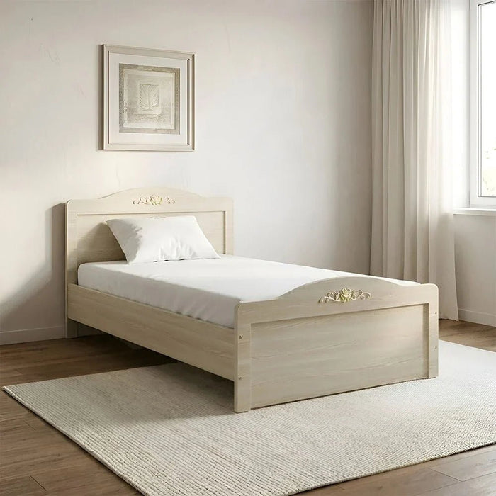 Ariana 120x200 Kids' Bed - Light Oak With 2-Year Warranty