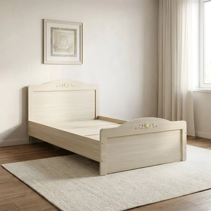 Ariana 120x200 Kids' Bed - Light Oak With 2-Year Warranty