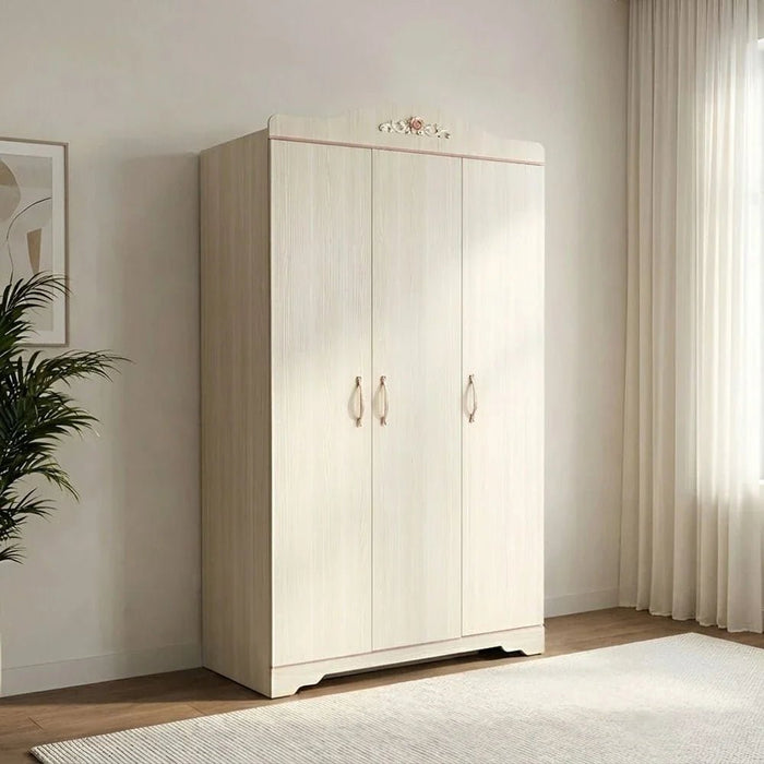 Ariana 3-Door Wardrobe - Light Oak - With 2-Year Warranty