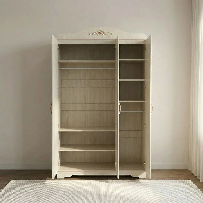 Ariana 3-Door Wardrobe - Light Oak - With 2-Year Warranty