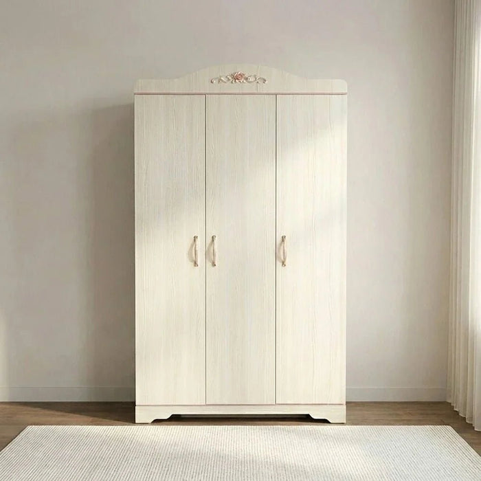 Ariana 3-Door Wardrobe - Light Oak - With 2-Year Warranty
