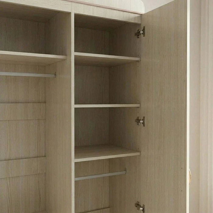 Ariana 3-Door Wardrobe - Light Oak - With 2-Year Warranty