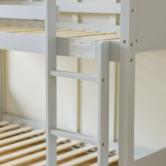 Derby House 90x200 Solid Wood Bunk Bed - Grey - With 2-Year Warranty