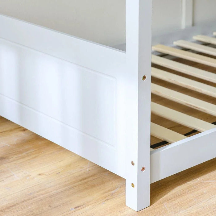 Derby House 90x200 Solid Wood Bunk Bed - Grey - With 2-Year Warranty