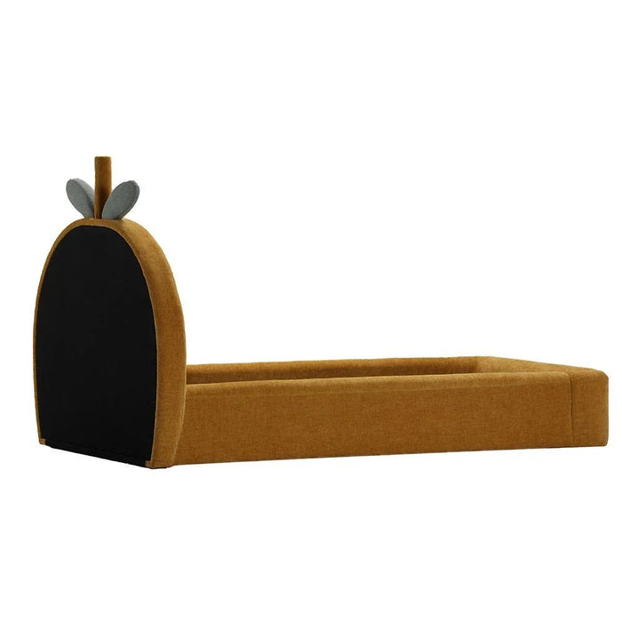 Tasty Mango 90x200 Upholstered KidsÕ Bed - Yellow - With 2-Year Warranty