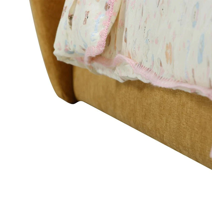 Tasty Mango 90x200 Upholstered KidsÕ Bed - Yellow - With 2-Year Warranty
