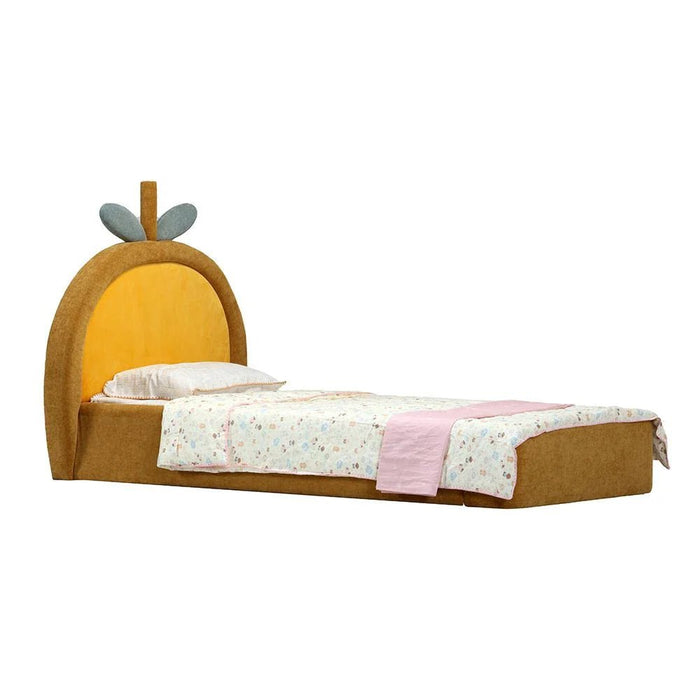 Tasty Mango 90x200 Upholstered KidsÕ Bed - Yellow - With 2-Year Warranty