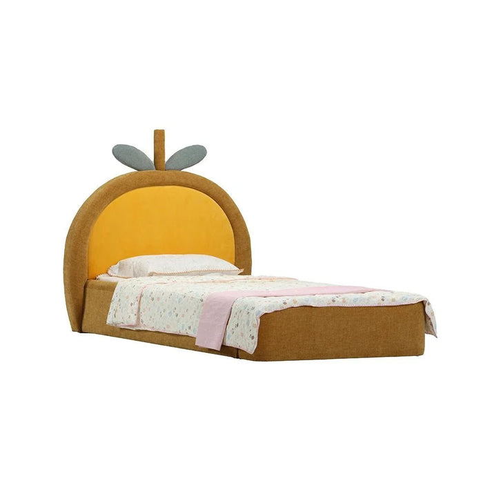 Tasty Mango 90x200 Upholstered KidsÕ Bed - Yellow - With 2-Year Warranty