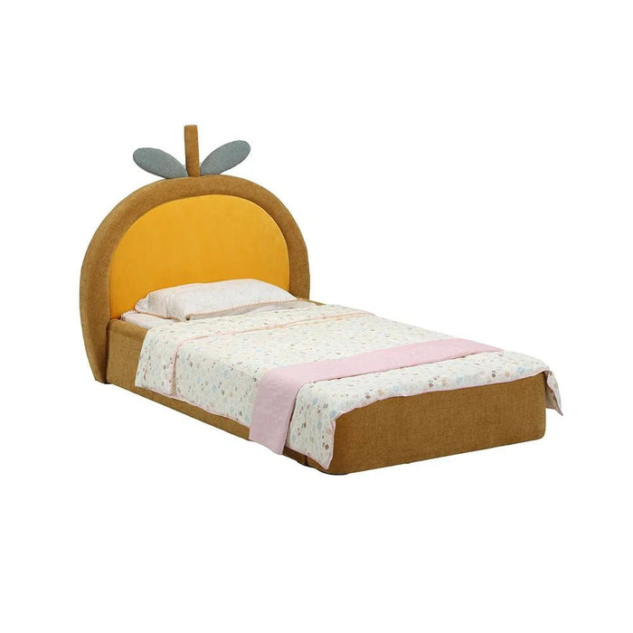 Tasty Mango 90x200 Upholstered KidsÕ Bed - Yellow - With 2-Year Warranty